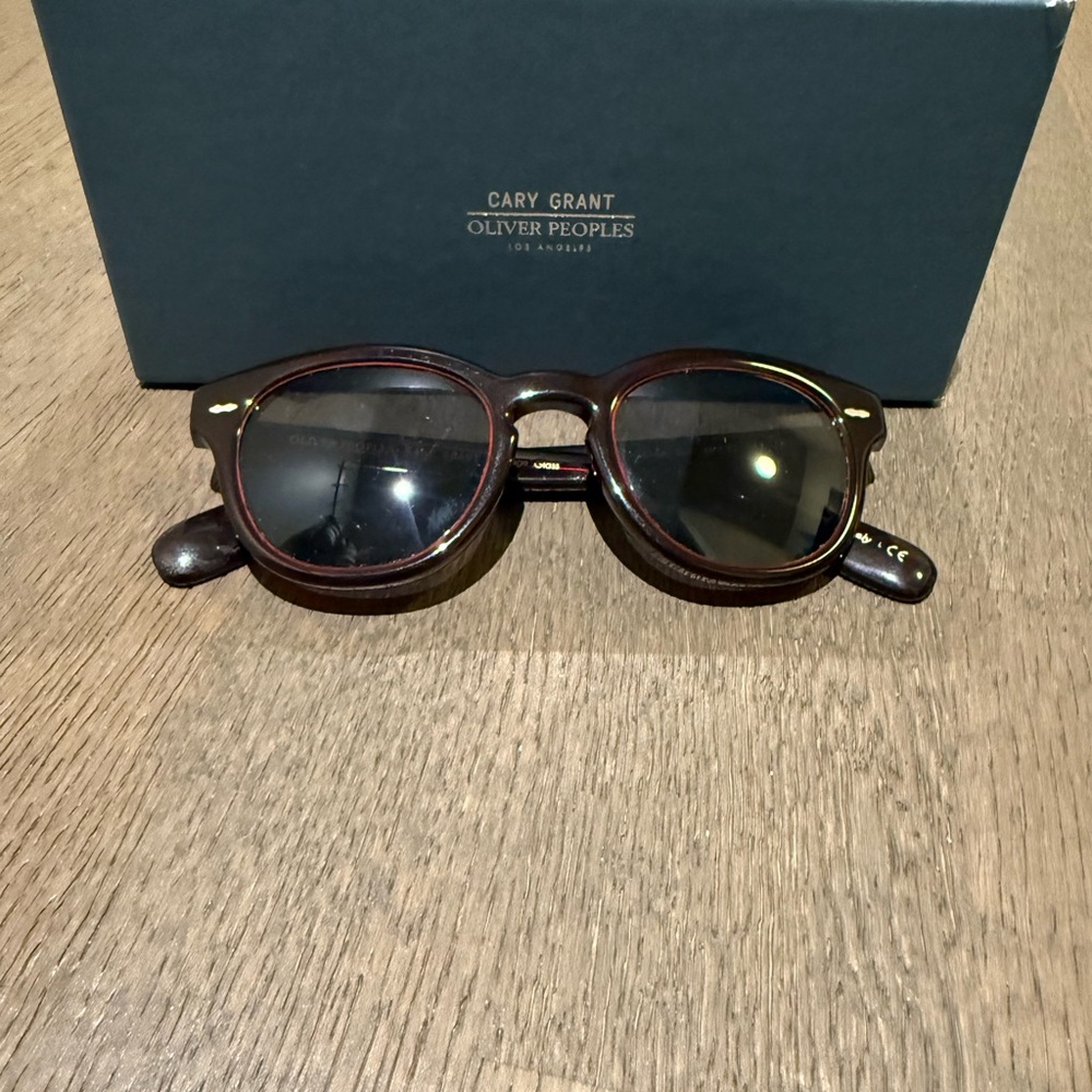 Oliver Peoples Dark Brown Sunglasses